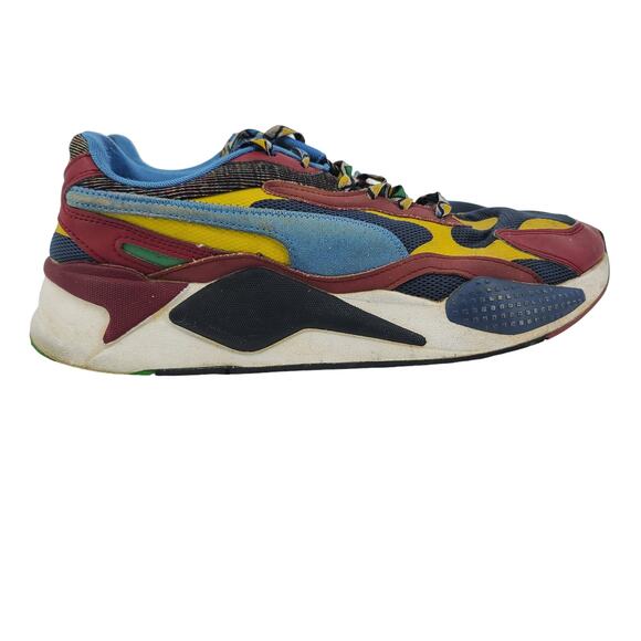 Puma Other - Puma RS-X3 Mix Dark Denim Burnt Russet Multicolored Sneaker Shoes Mens US 11.5